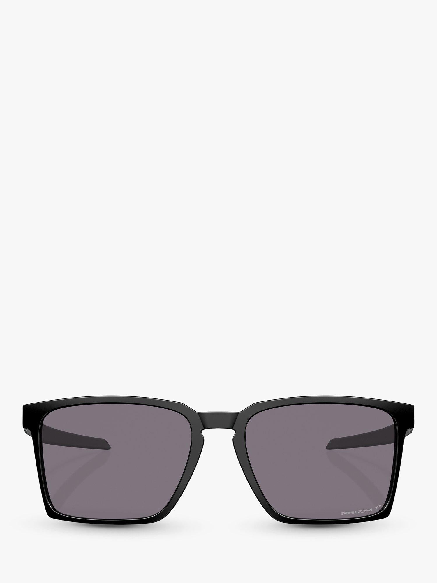 Oakley polarised square sunglasses 56mm satin black, imported from the UK