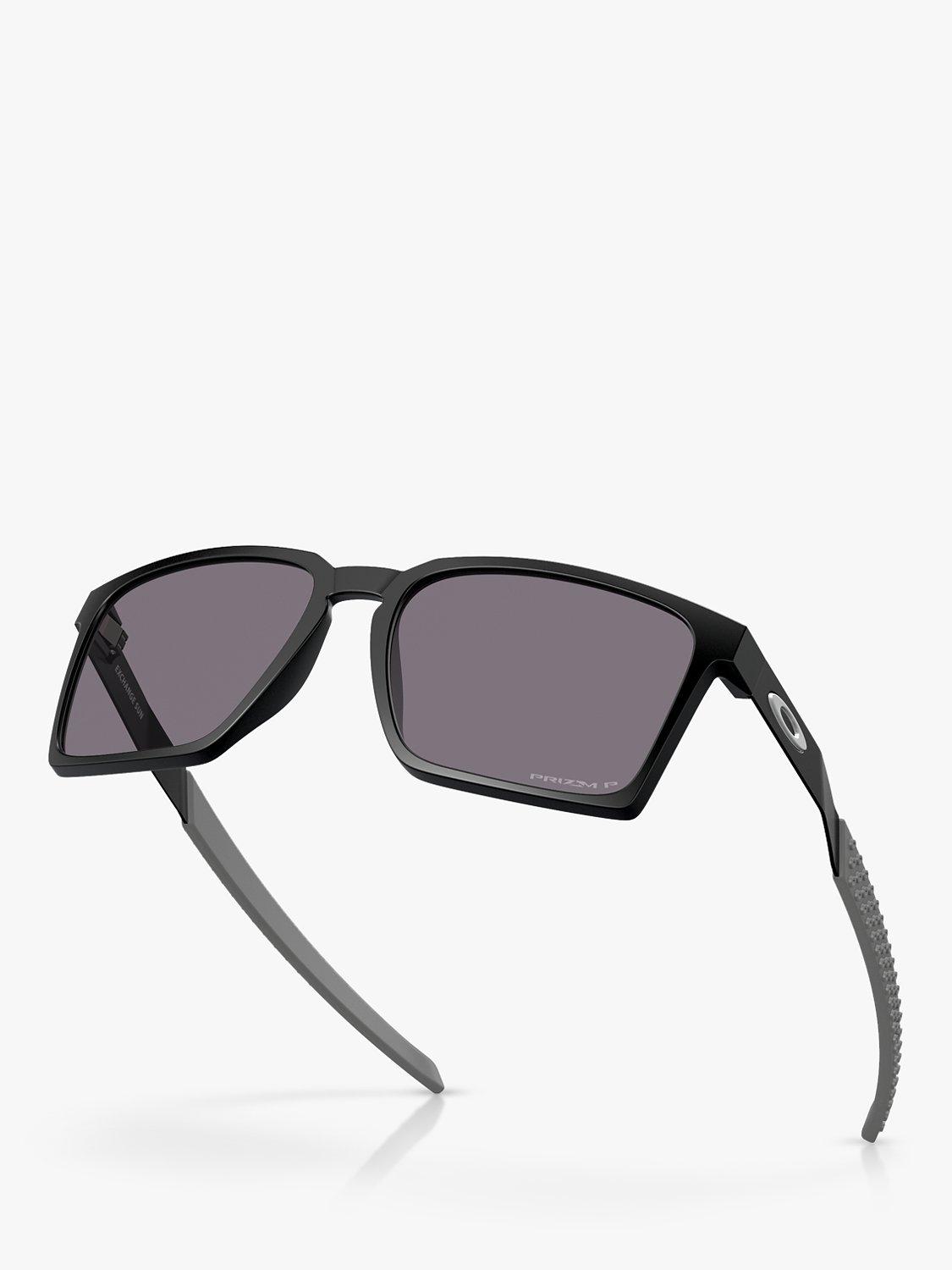 Oakley polarised square sunglasses 56mm satin black, imported from the UK