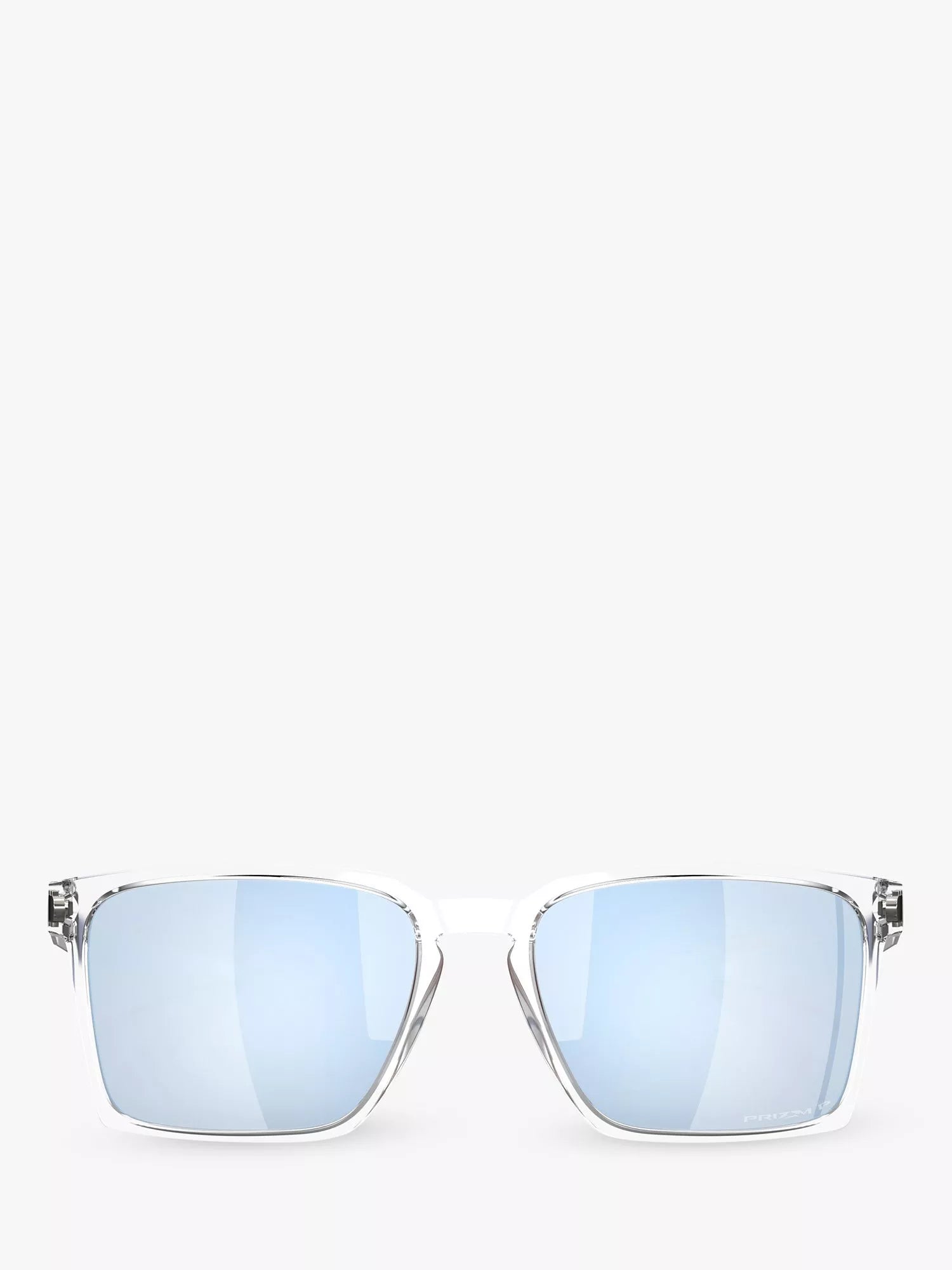 Oakley OO9483 polarised rectangular sunglasses clear frame (British brand)
