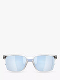 Oakley OO9483 polarised rectangular sunglasses clear frame (British brand)