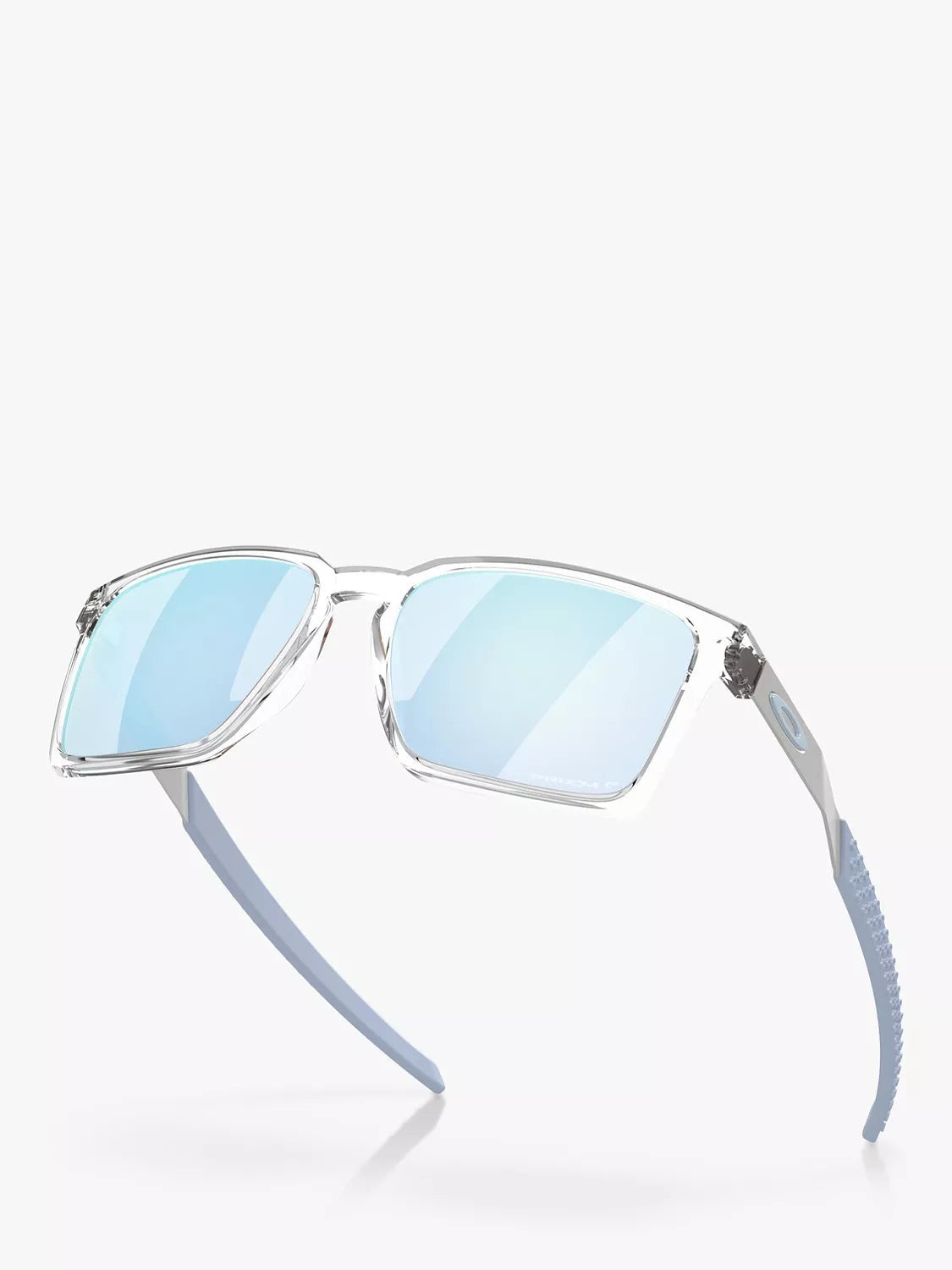 Oakley OO9483 polarised rectangular sunglasses clear frame (British brand)