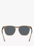 Ray-Ban RB2210 men's rectangular sunglasses transparent brown (British brand)