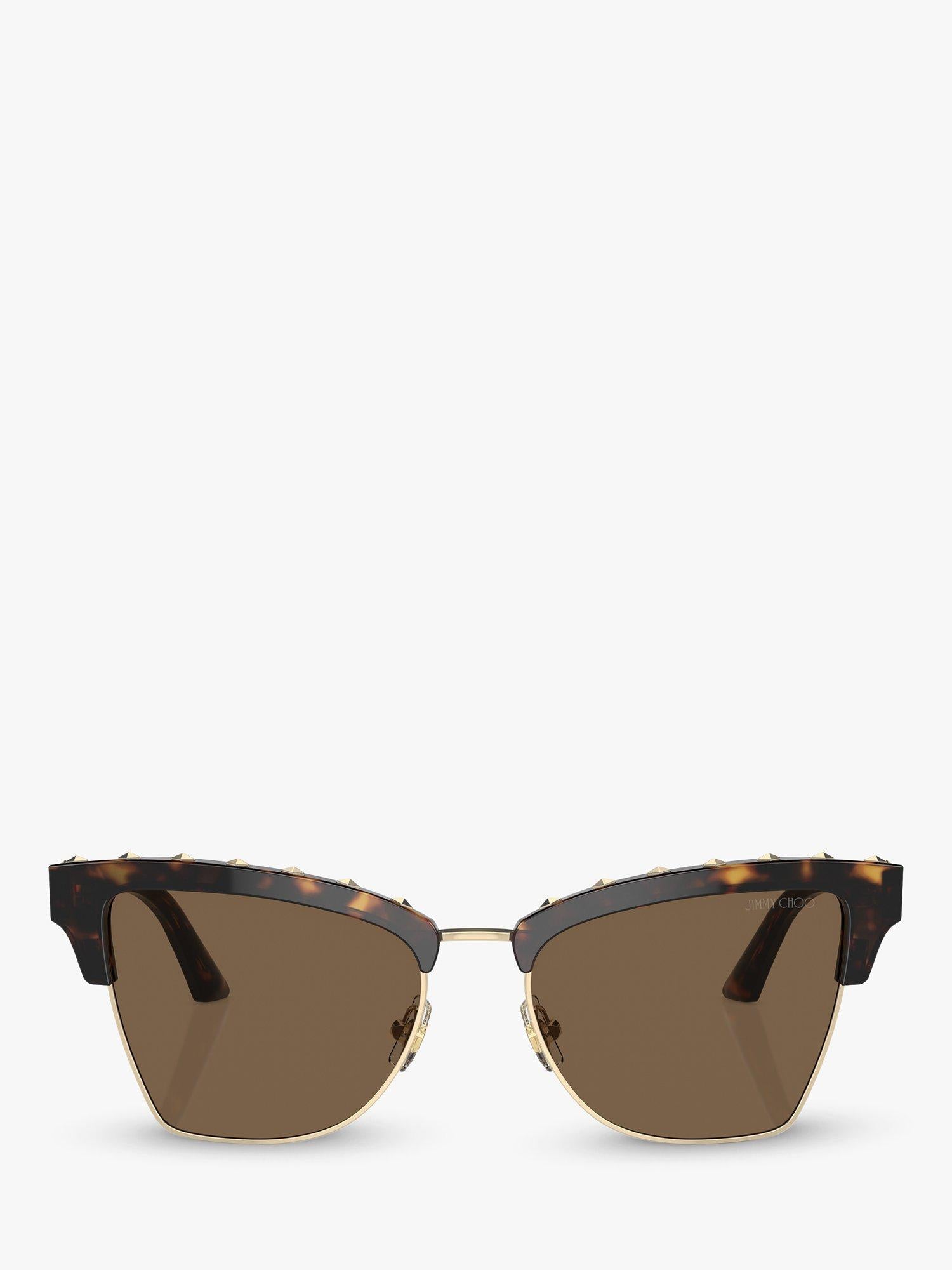 Jimmy Choo cat's eye sunglasses brown frame - British product