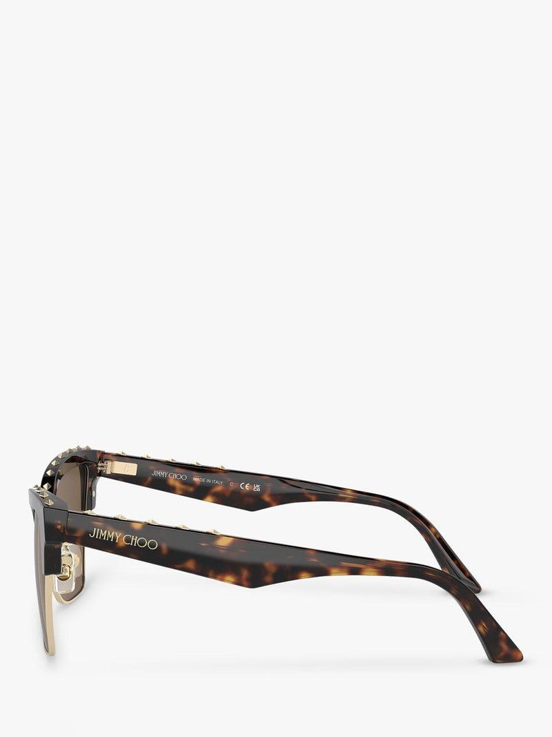 Jimmy Choo cat's eye sunglasses brown frame - British product