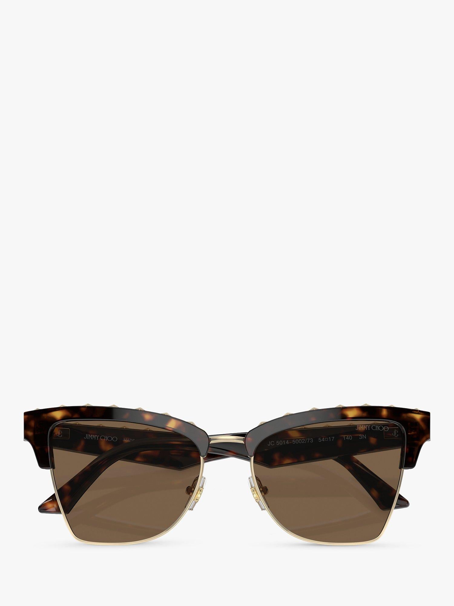 Jimmy Choo cat's eye sunglasses brown frame - British product