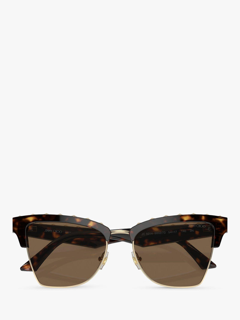 Jimmy Choo cat's eye sunglasses brown frame - British product