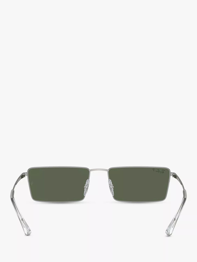 Ray-Ban RB3741 polarized rectangular sunglasses imported from the UK