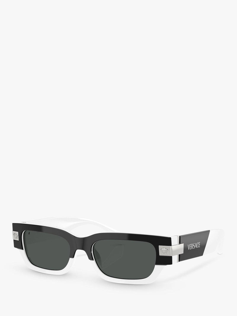Versace Herren Sonnenbrille rechteckig 53mm Glas, UK Version