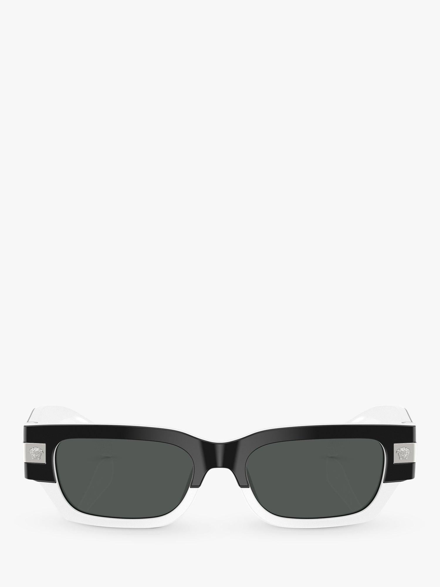Versace Herren Sonnenbrille rechteckig 53mm Glas, UK Version