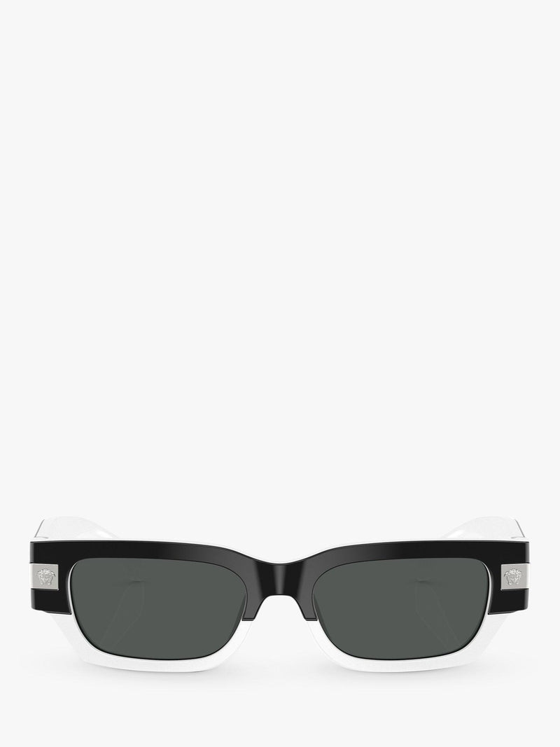 Versace Herren Sonnenbrille rechteckig 53mm Glas, UK Version