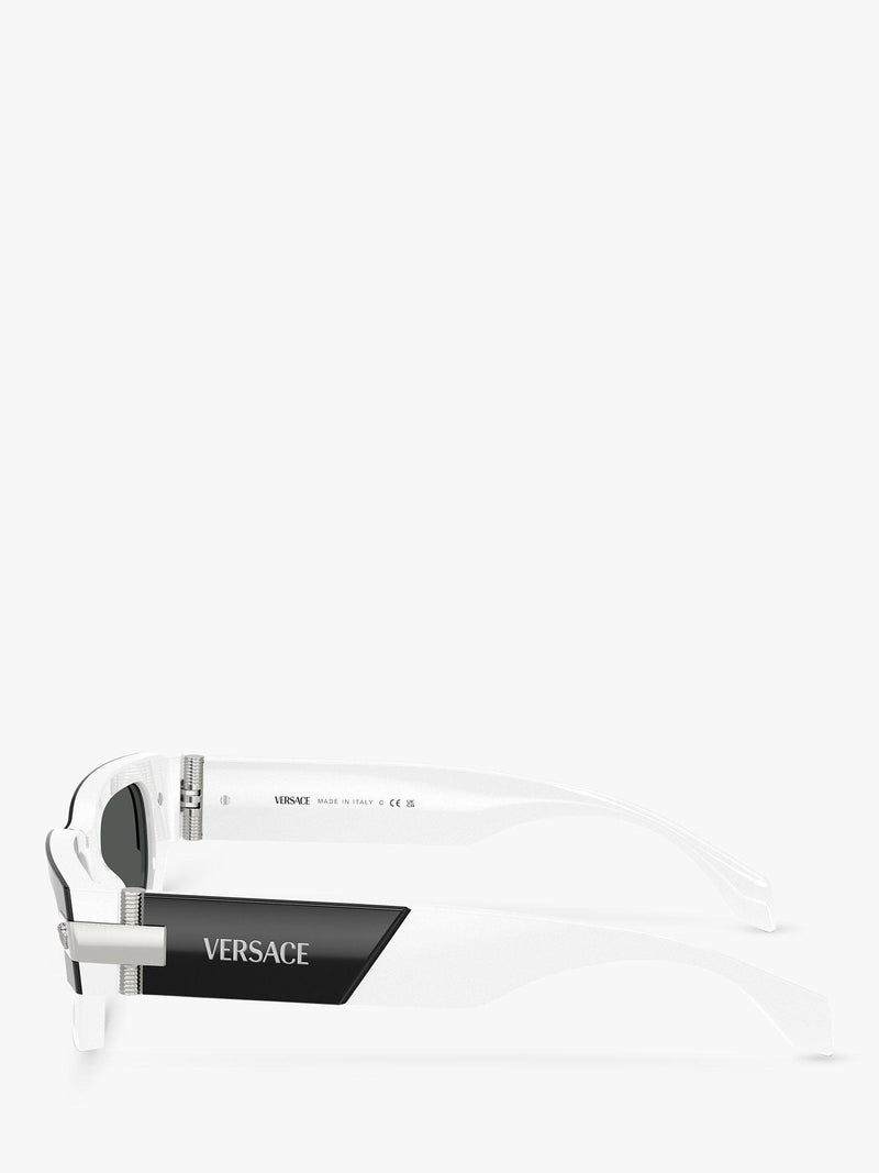 Versace Herren Sonnenbrille rechteckig 53mm Glas, UK Version