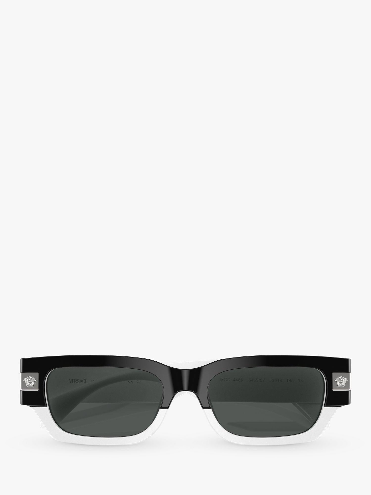 Versace Herren Sonnenbrille rechteckig 53mm Glas, UK Version