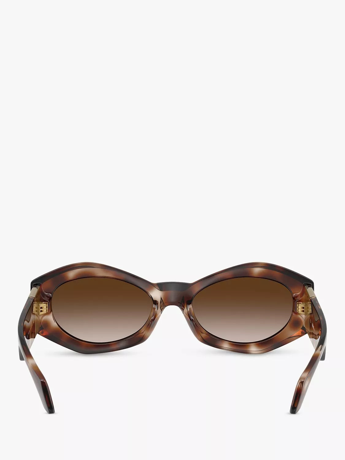 Versace oval sunglasses Havana brown gradient lenses 54mm, UK version