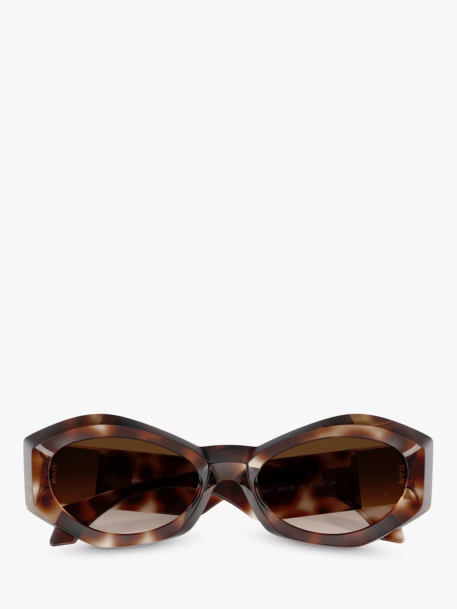 Versace oval sunglasses Havana brown gradient lenses 54mm, UK version