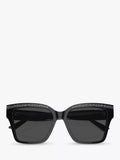 Jimmy Choo cat's eye sunglasses black silver, UK version
