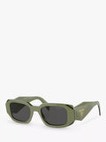 Prada PR 17WS Women's Rectangular Sunglasses 49mm