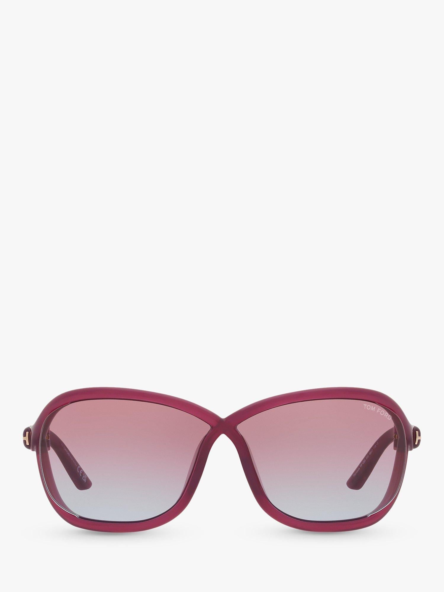 TOM FORD pink wrap sunglasses 68mm, UK version