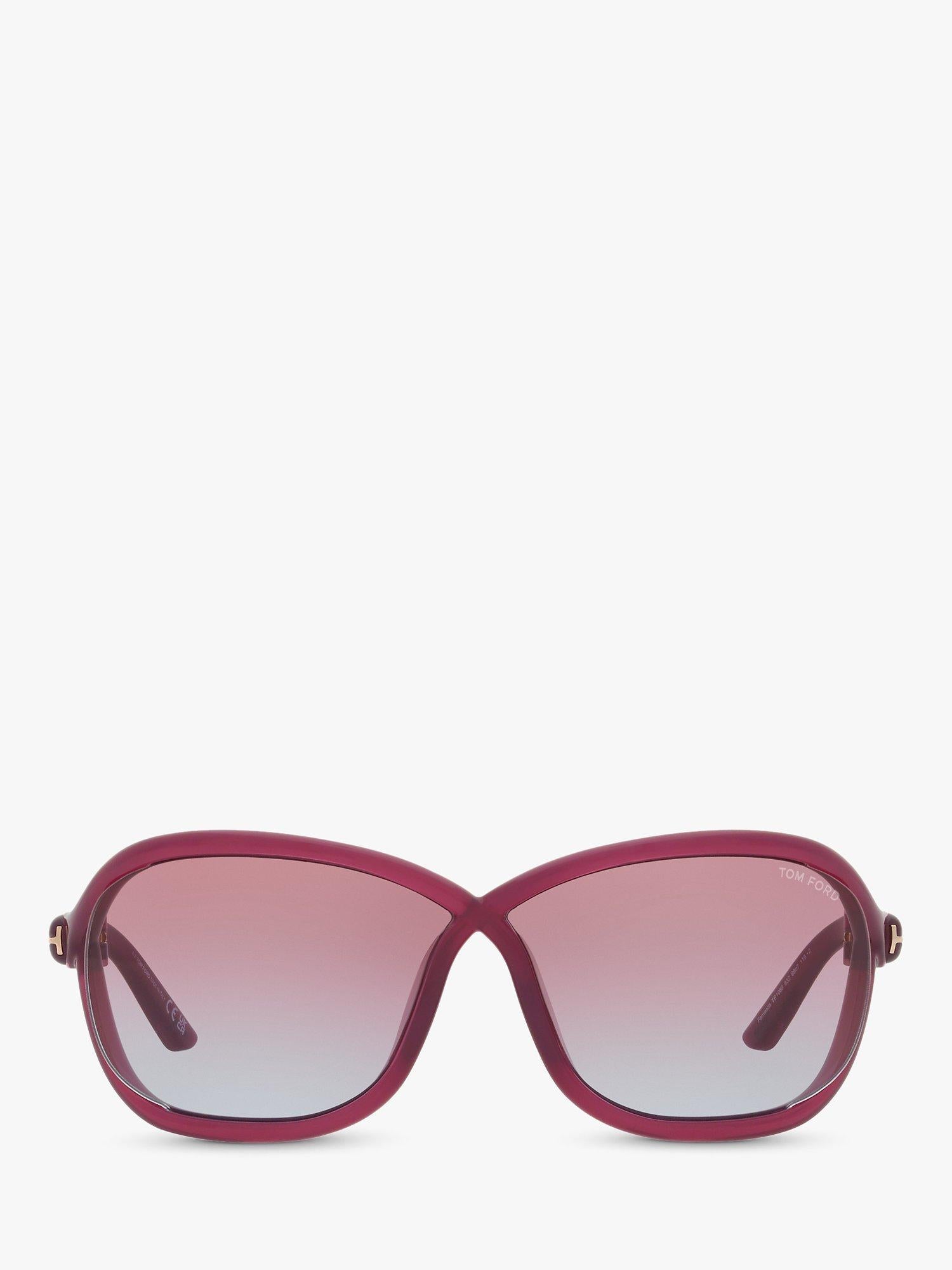 TOM FORD pink wrap sunglasses 68mm, UK version