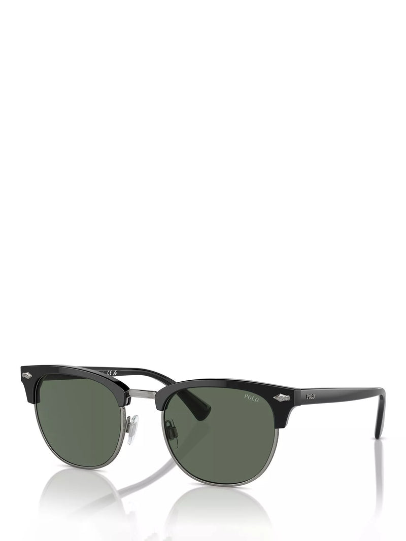 Ralph Lauren Men's Oval Sunglasses PH4217 Metallic Frame 53mm Lens
