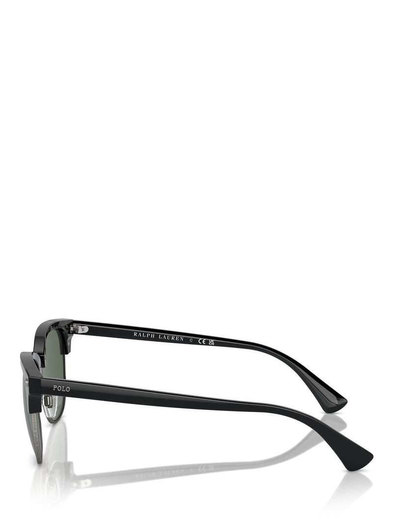 Polo Ralph Lauren oval sunglasses metallic frame polyamide lens, UK version