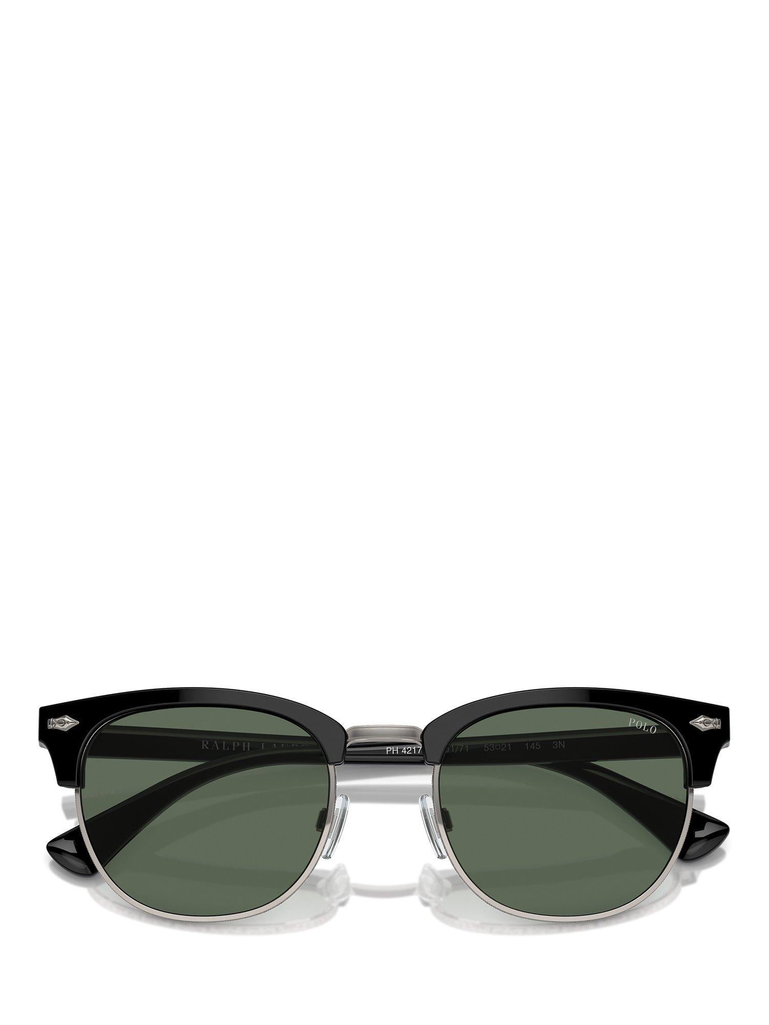 Polo Ralph Lauren oval sunglasses metallic frame polyamide lens, UK version