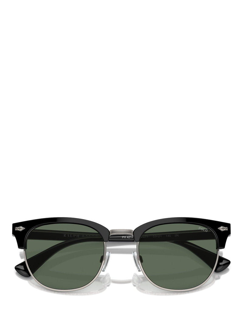 Polo Ralph Lauren oval sunglasses metallic frame polyamide lens, UK version