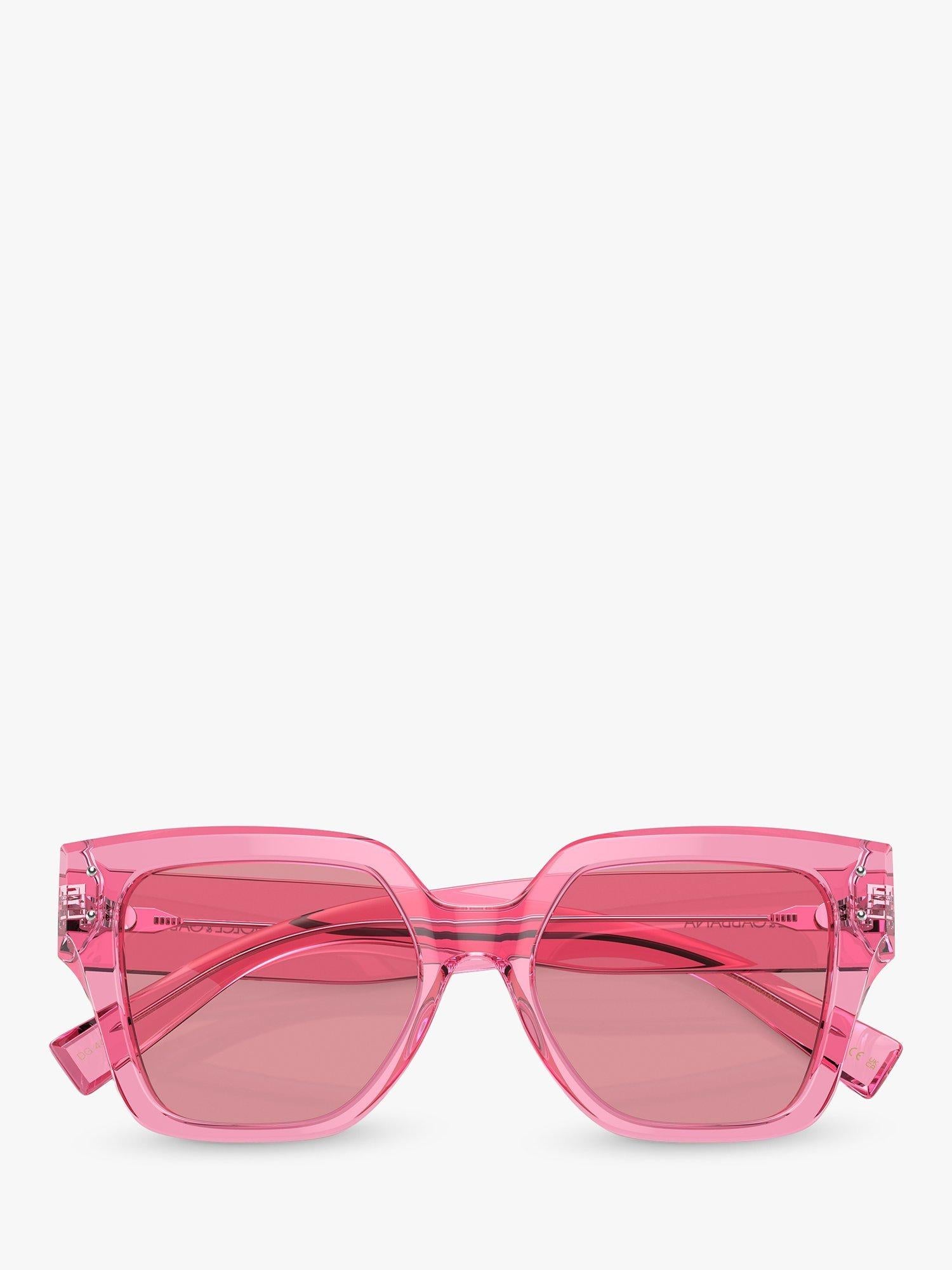 Dolce & Gabbana women's rectangular sunglasses 52mm, imported from the UK