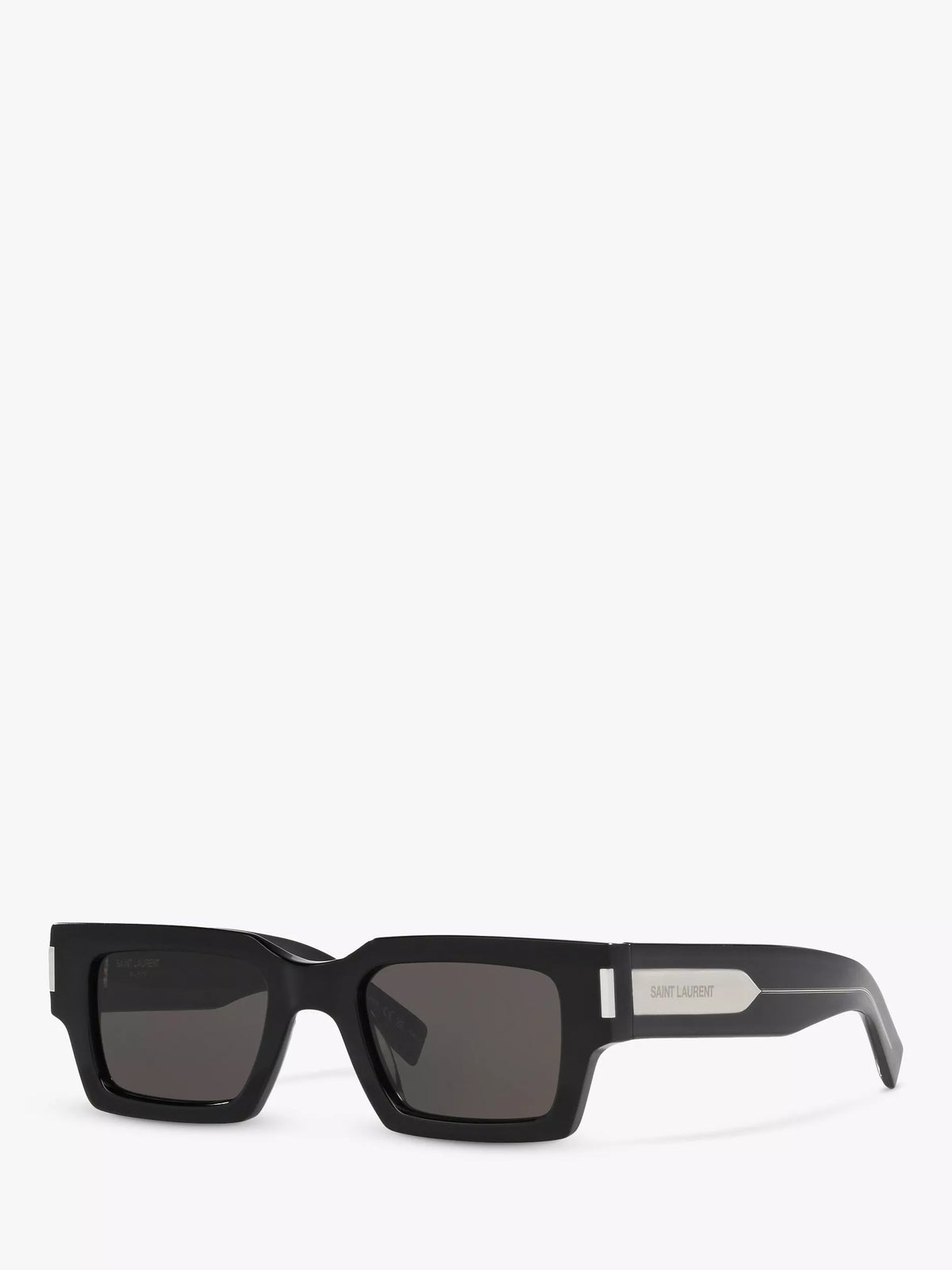 Yves Saint Laurent square sunglasses black grey 50mm, UK version
