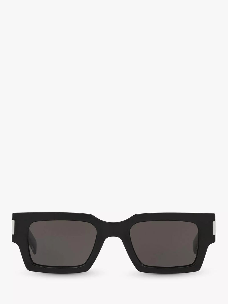 Yves Saint Laurent square sunglasses black grey 50mm, UK version