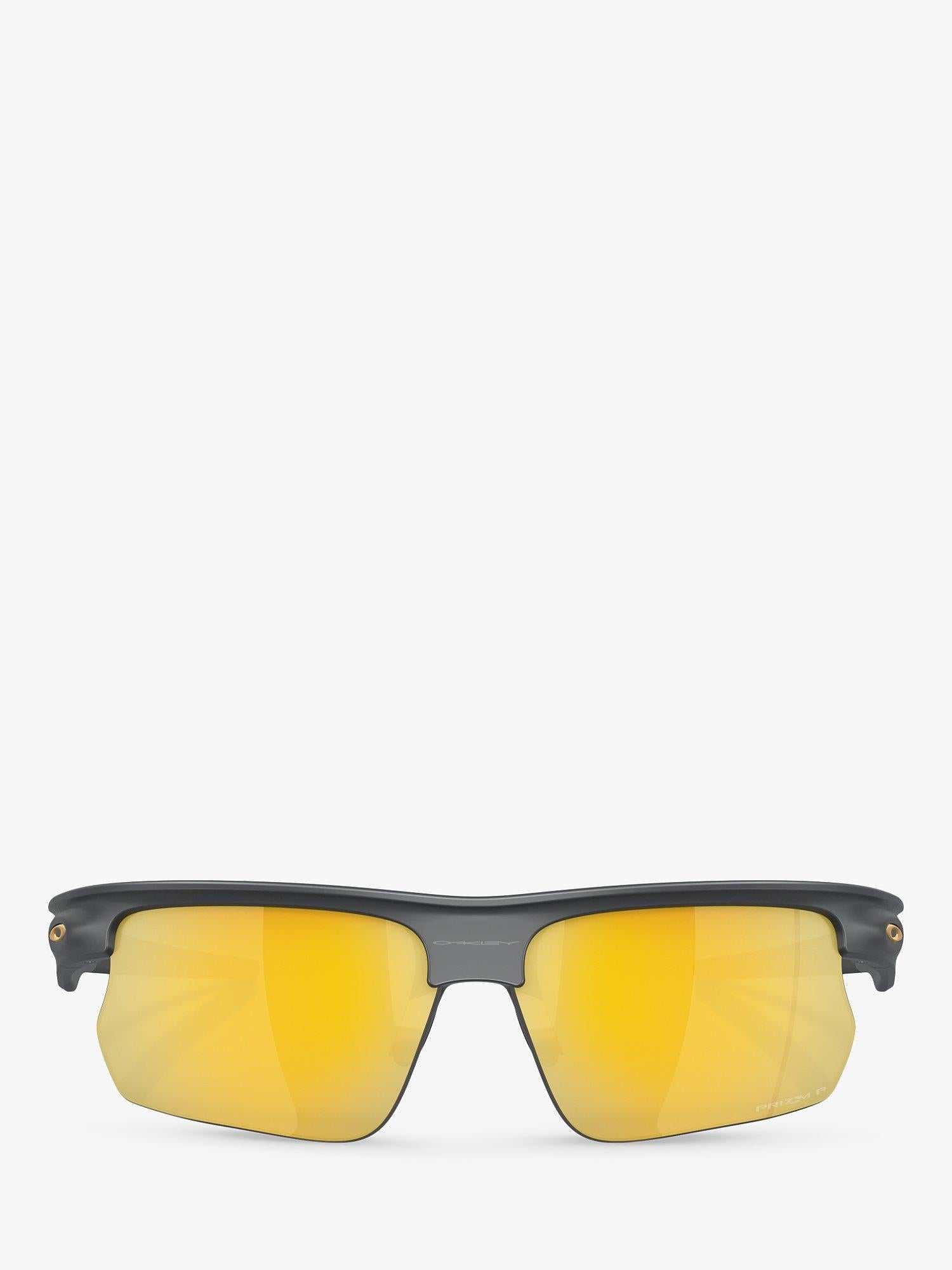 Oakley OO9400 polarised rectangular sunglasses, imported from the UK