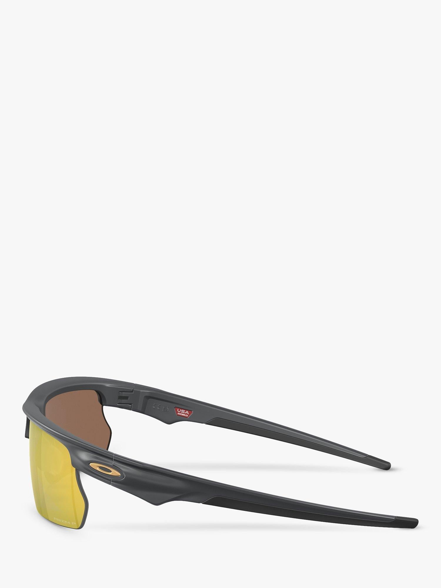 Oakley OO9400 polarised rectangular sunglasses, imported from the UK