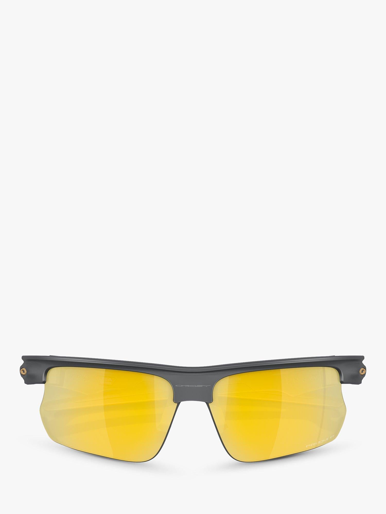 Oakley OO9400 polarised rectangular sunglasses, imported from the UK