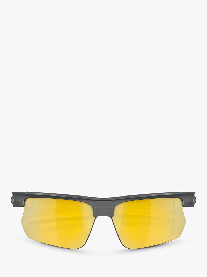 Oakley OO9400 polarised rectangular sunglasses, imported from the UK