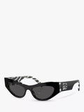 Dolce & Gabbana cat's eye sunglasses with gradient lens, imported from the UK