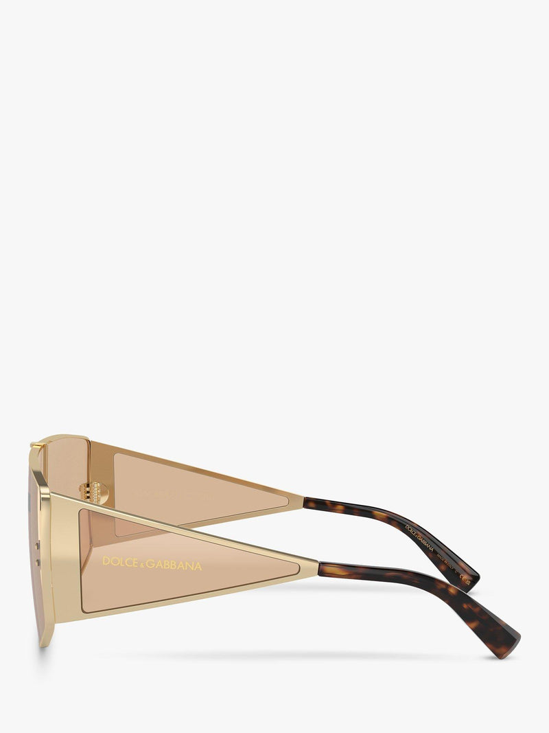 Dolce & Gabbana irregular metal sunglasses (British brand)