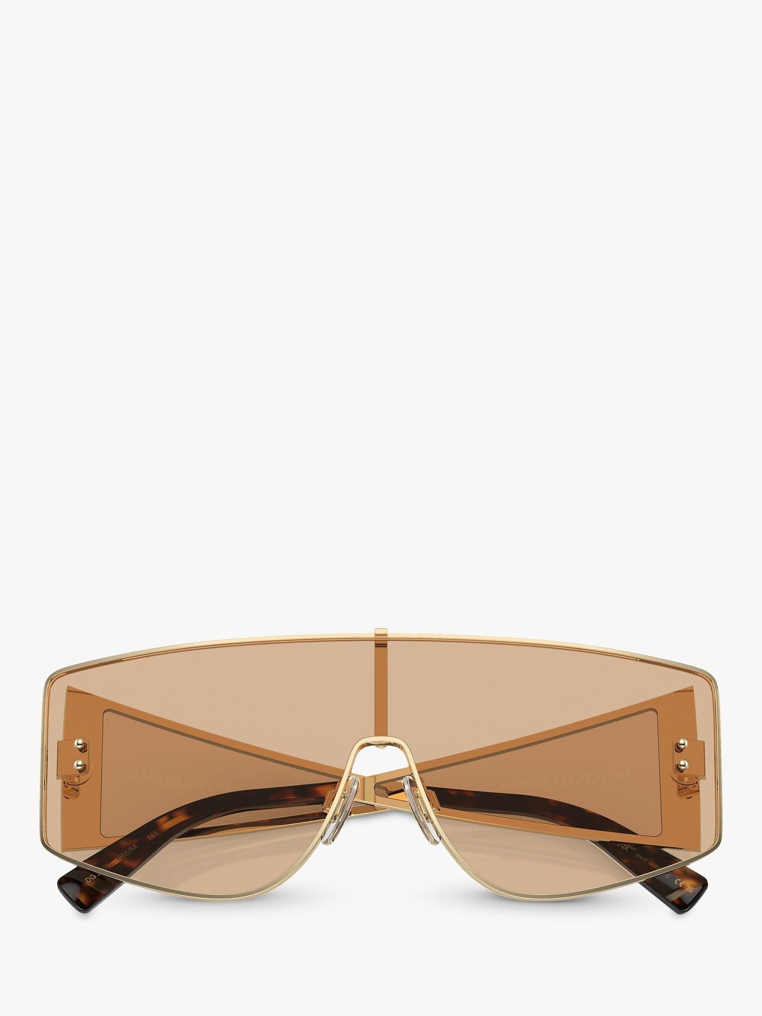 Dolce & Gabbana irregular metal sunglasses (British brand)