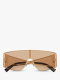 Dolce & Gabbana irregular metal sunglasses (British brand)