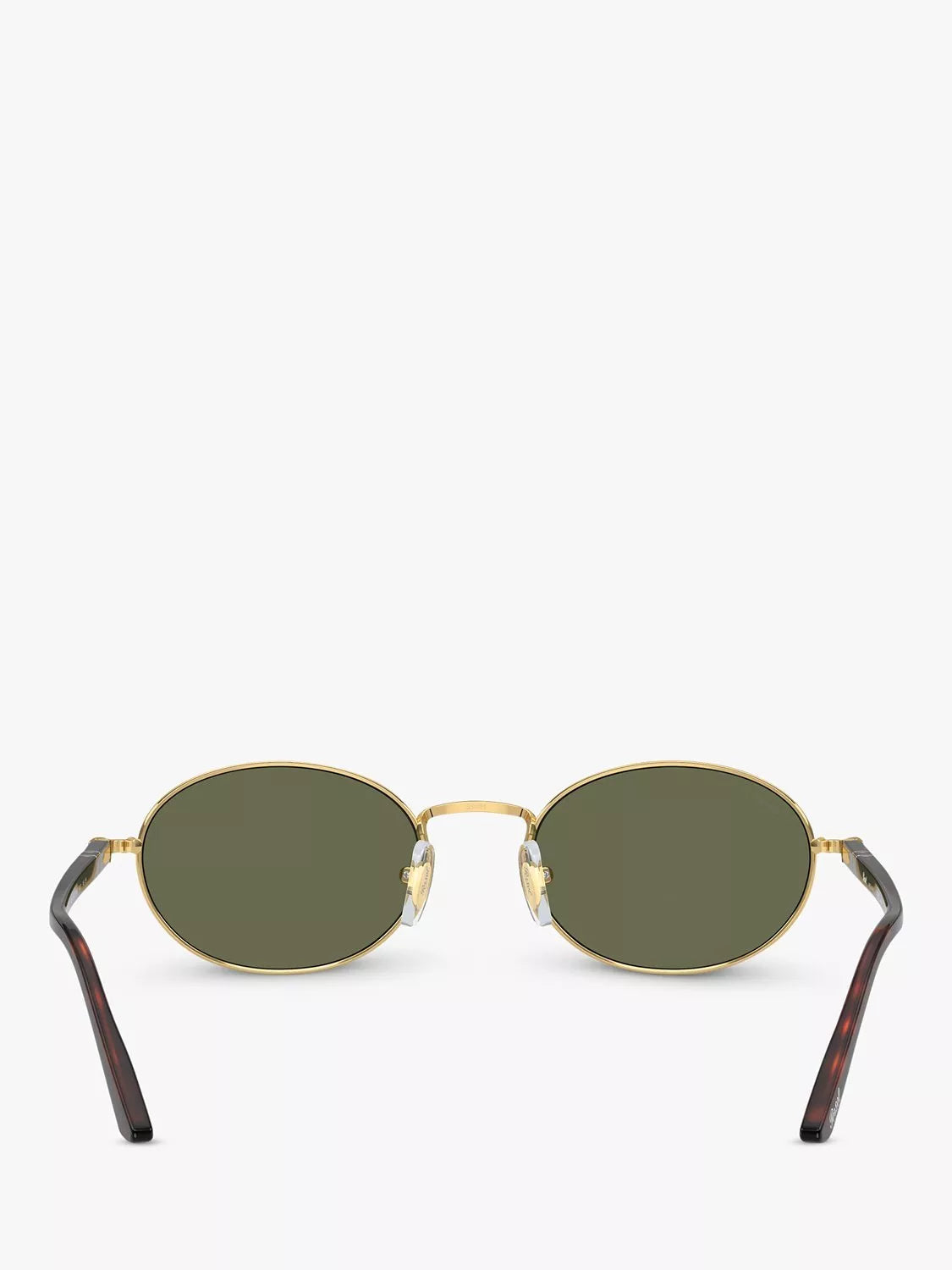 Persol PO1018S Ida polarised oval sunglasses gold/green, imported from the UK