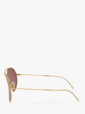 Ray-Ban aviator sunglasses gold metal frame polyamide lenses - British product