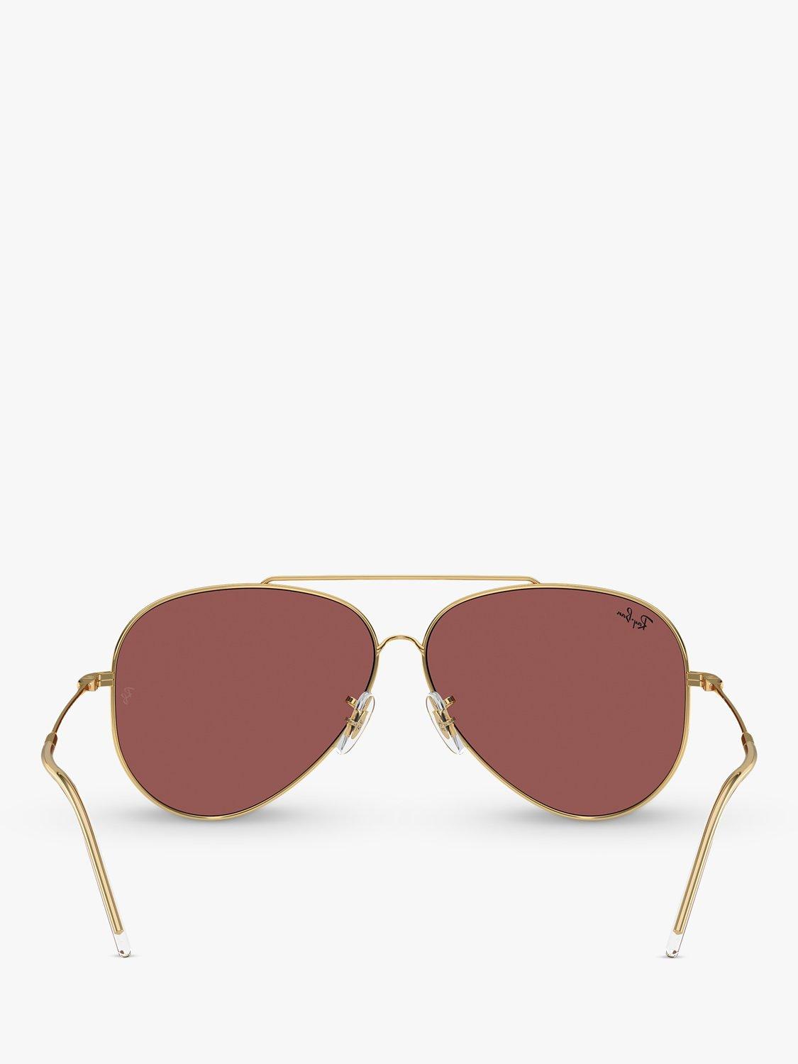 Ray-Ban aviator sunglasses gold metal frame polyamide lenses - British product