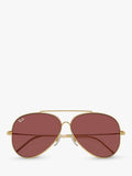 Ray-Ban aviator sunglasses gold metal frame polyamide lenses - British product