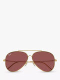 Ray-Ban aviator sunglasses gold metal frame polyamide lenses - British product
