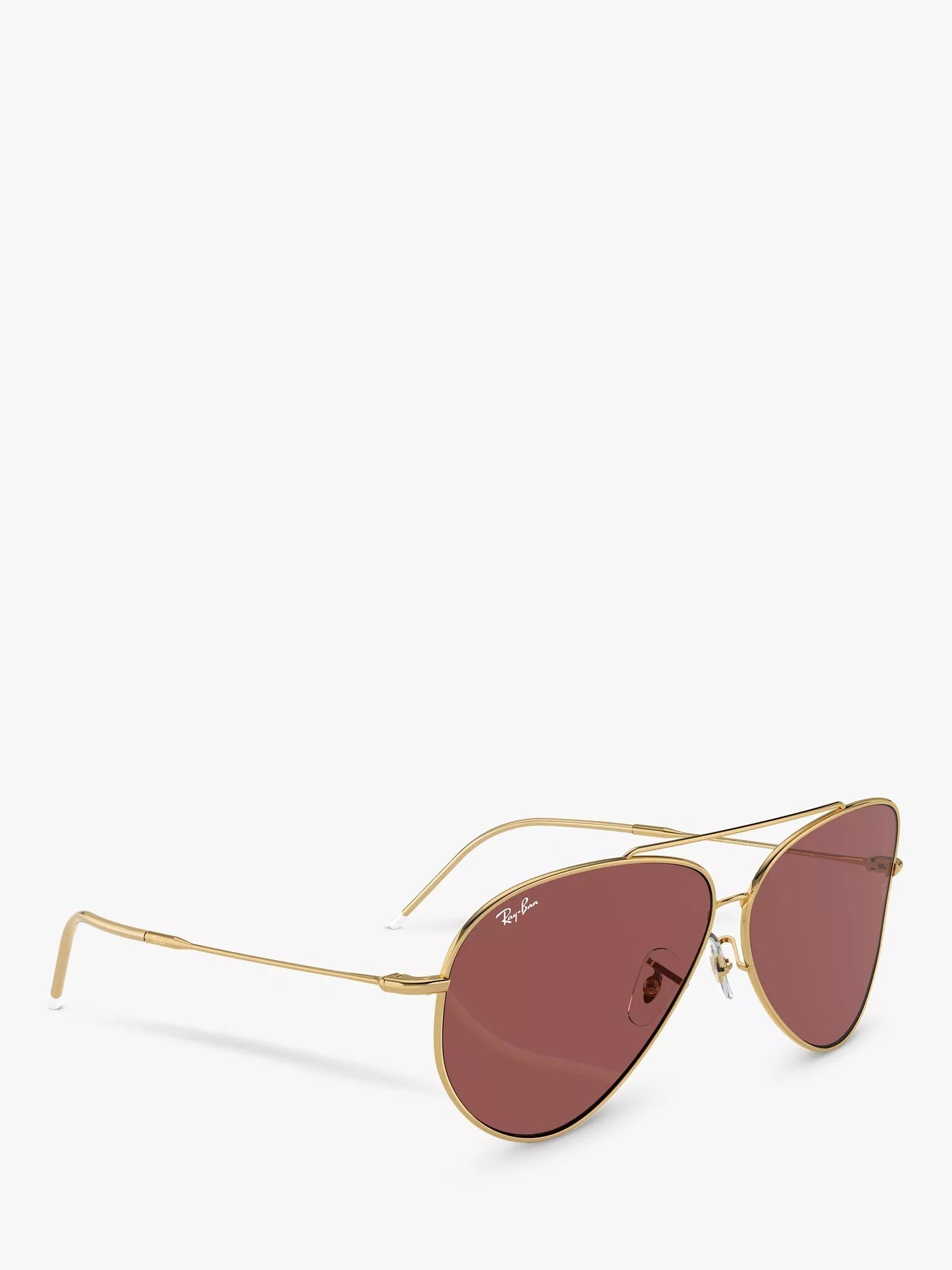 Ray-Ban aviator sunglasses gold metal frame polyamide lenses - British product