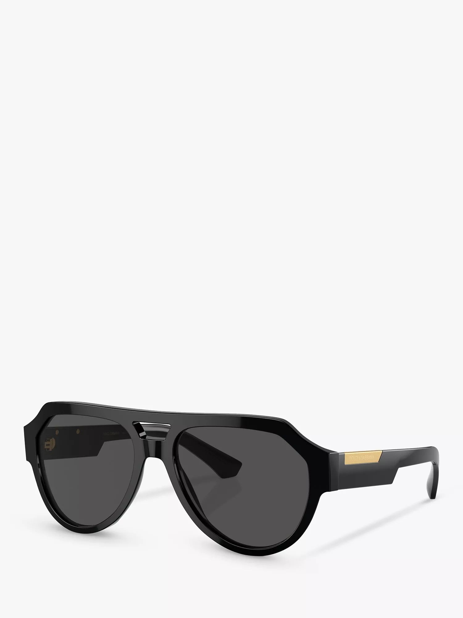 Dolce & Gabbana aviator sunglasses black grey, imported from the UK