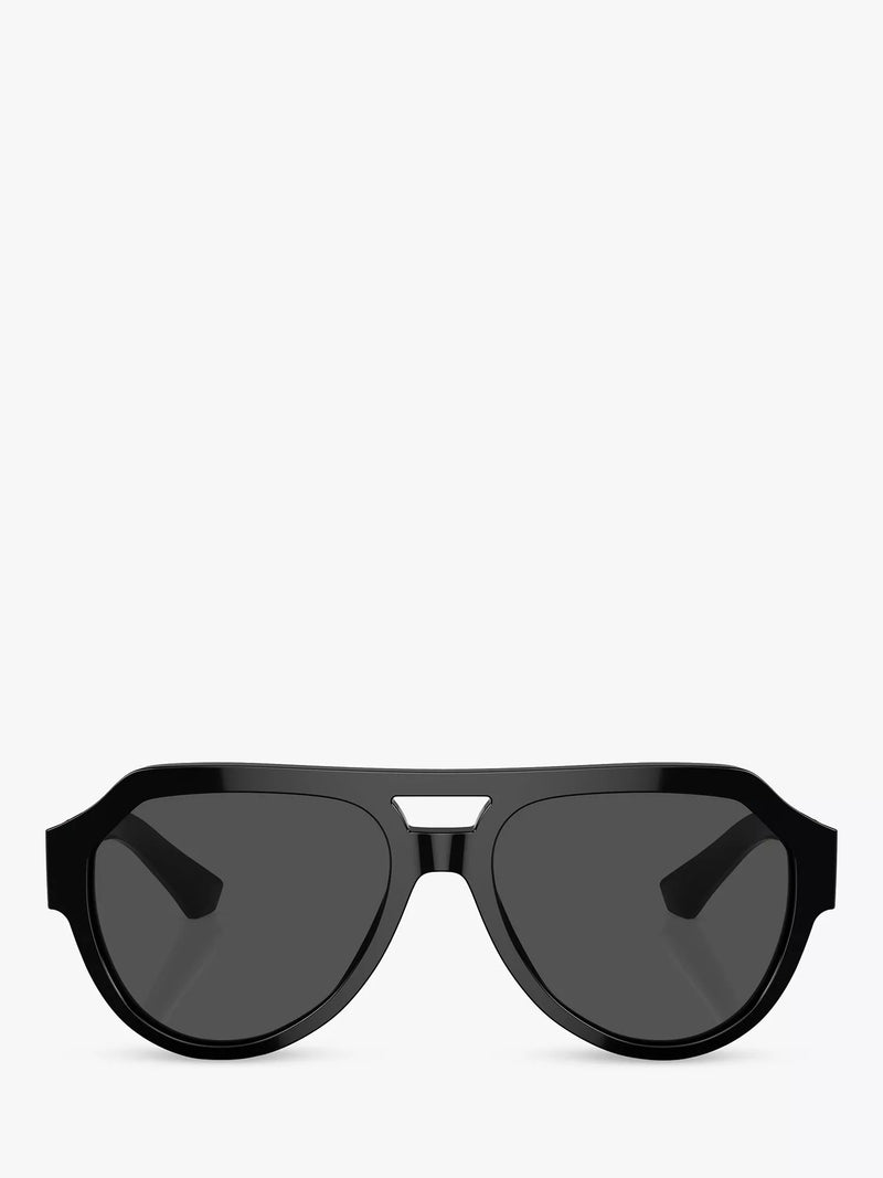 Dolce & Gabbana aviator sunglasses black grey, imported from the UK