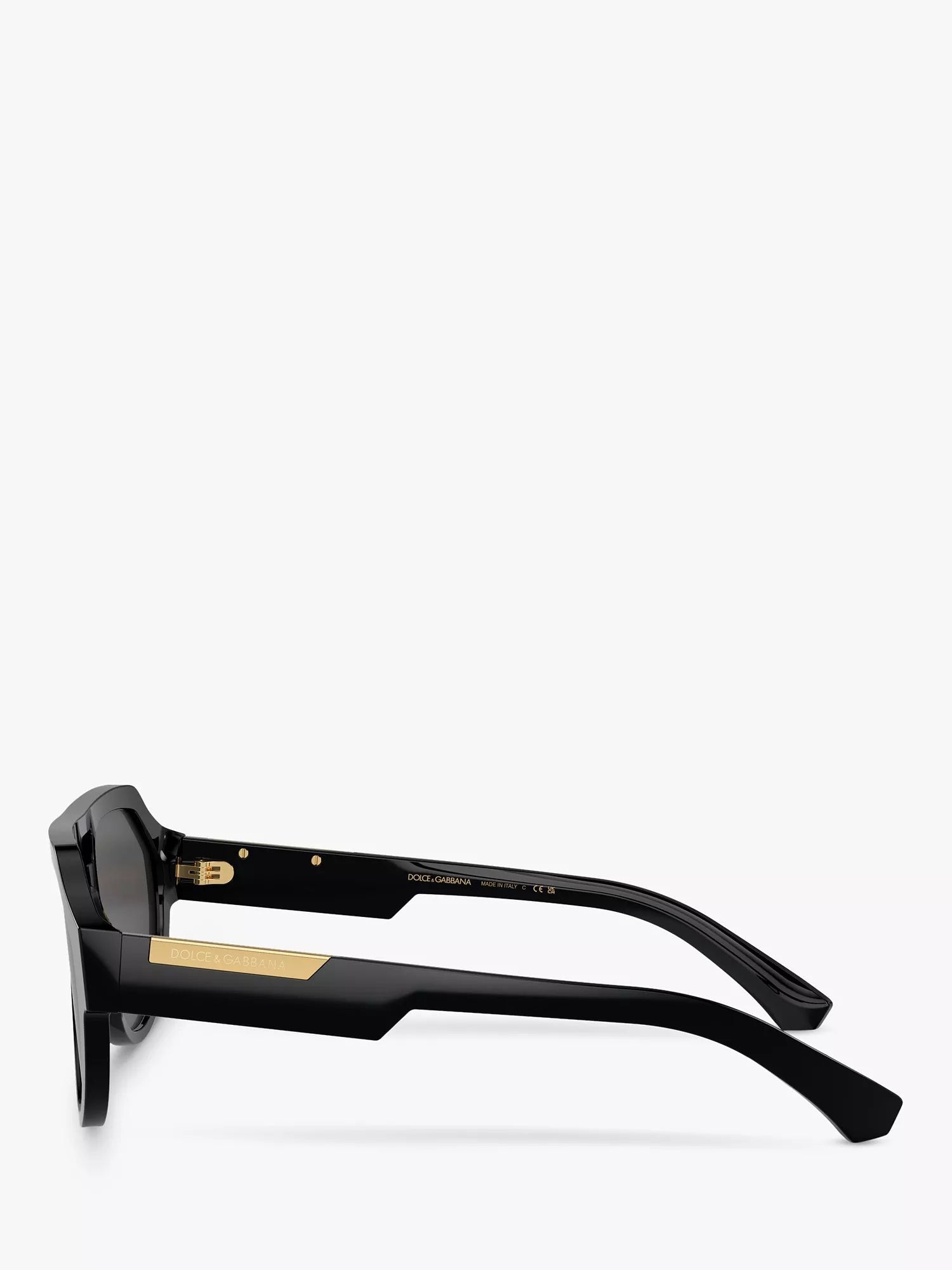 Dolce & Gabbana aviator sunglasses black grey, imported from the UK