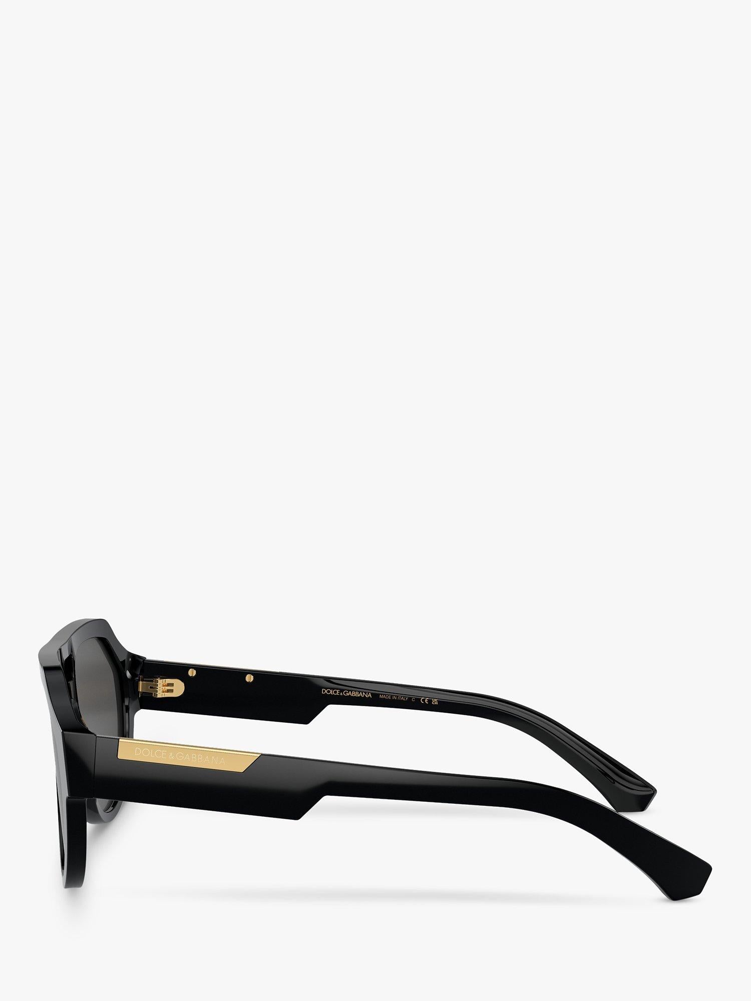 Dolce & Gabbana aviator sunglasses black grey, imported from the UK