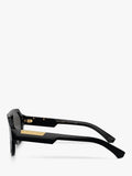 Dolce & Gabbana aviator sunglasses black grey, imported from the UK