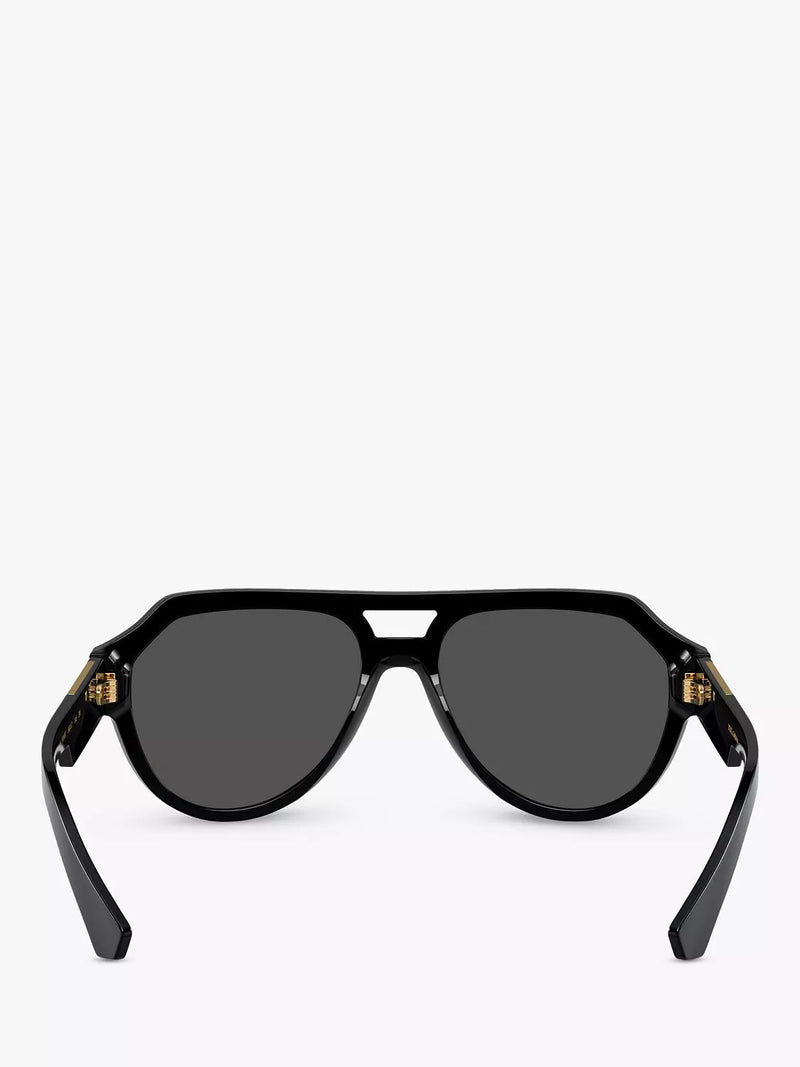 Dolce & Gabbana aviator sunglasses black grey, imported from the UK