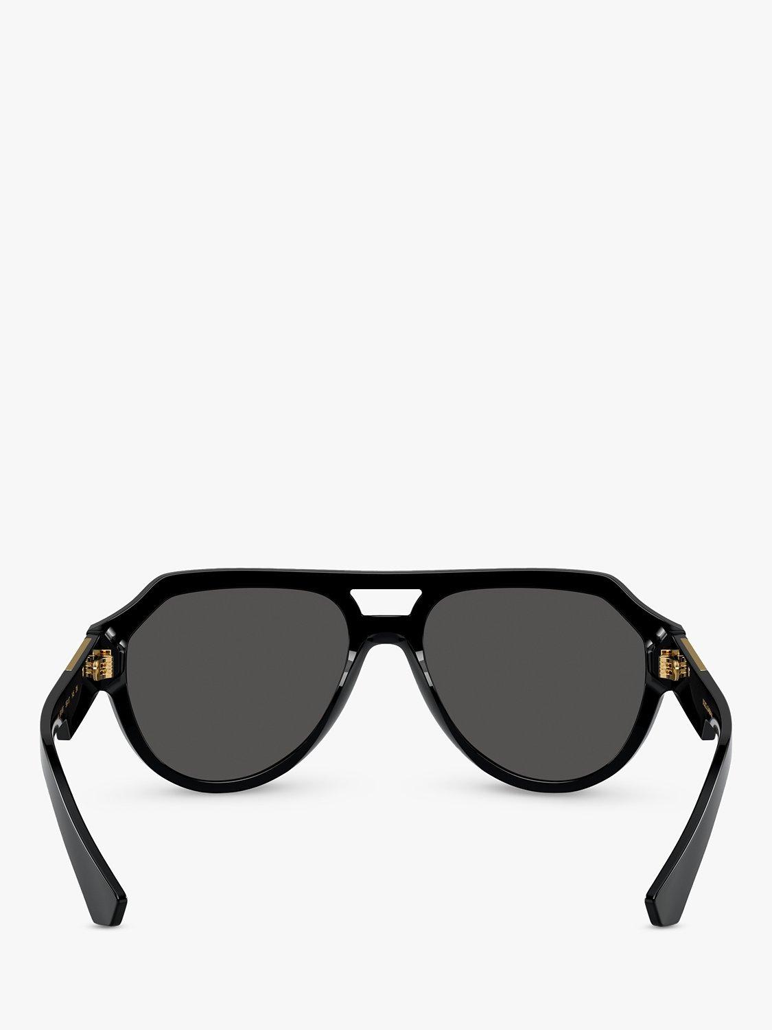 Dolce & Gabbana aviator sunglasses black grey, imported from the UK